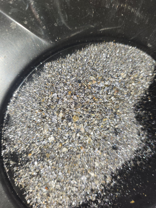 (Hardrock silver&gold) Per 1oz. raw silver and gold flakes and small nuggets.